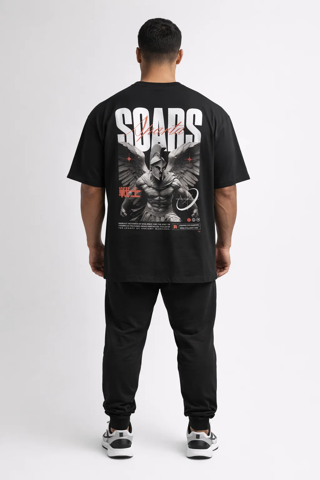 Playera Oversize Soars Sparta — fotografía 4