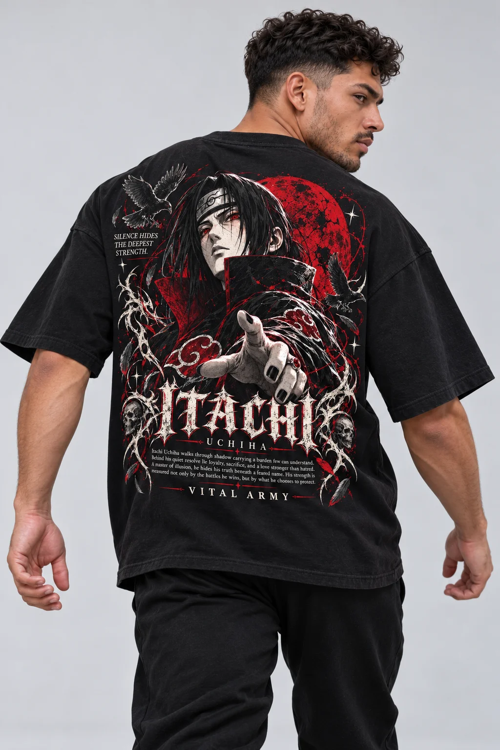 Playera Oversize Itachi Limitada 2026 — fotografía 2