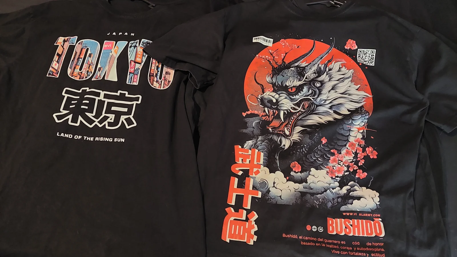 Playera Oversize Japón Bushido Edición Limitada — fotografía 4
