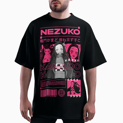 Playera oversize Demon Slayer Nezuko