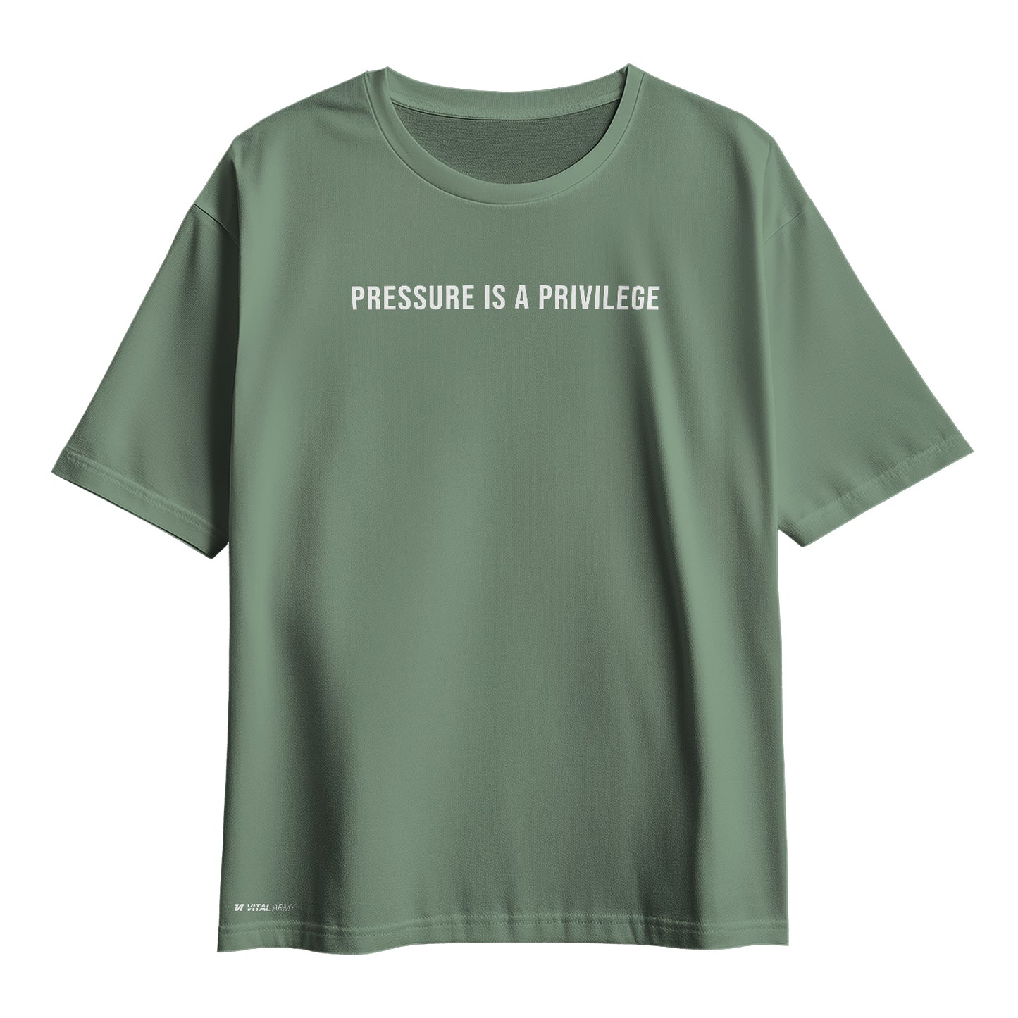 Playera oversize Cbum Pressure is a privilege vintage