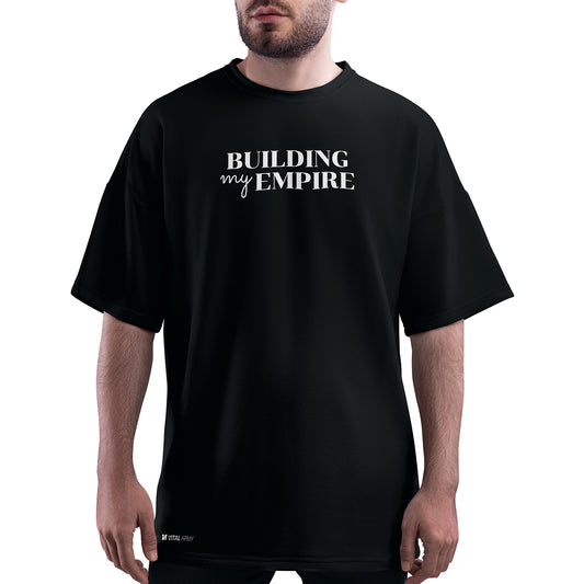 Playera oversize building my empire
