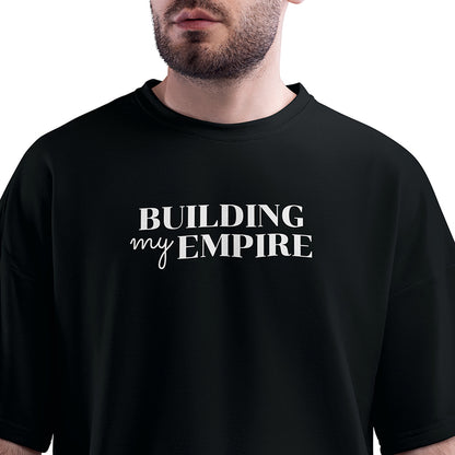 Playera oversize building my empire