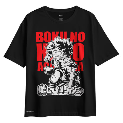 Playera oversize Boku No Hero Academia