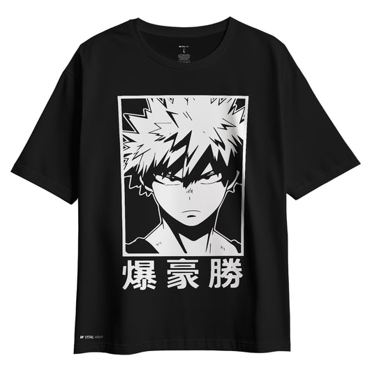 Playera oversize Boku No Hero Variante 4