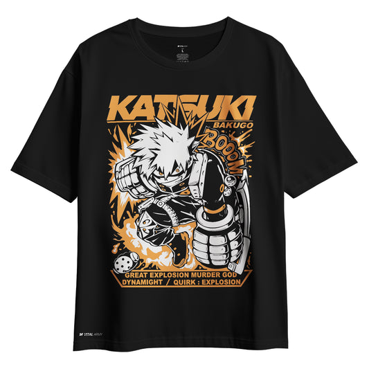 Playera oversize Boku No Hero Variante 3