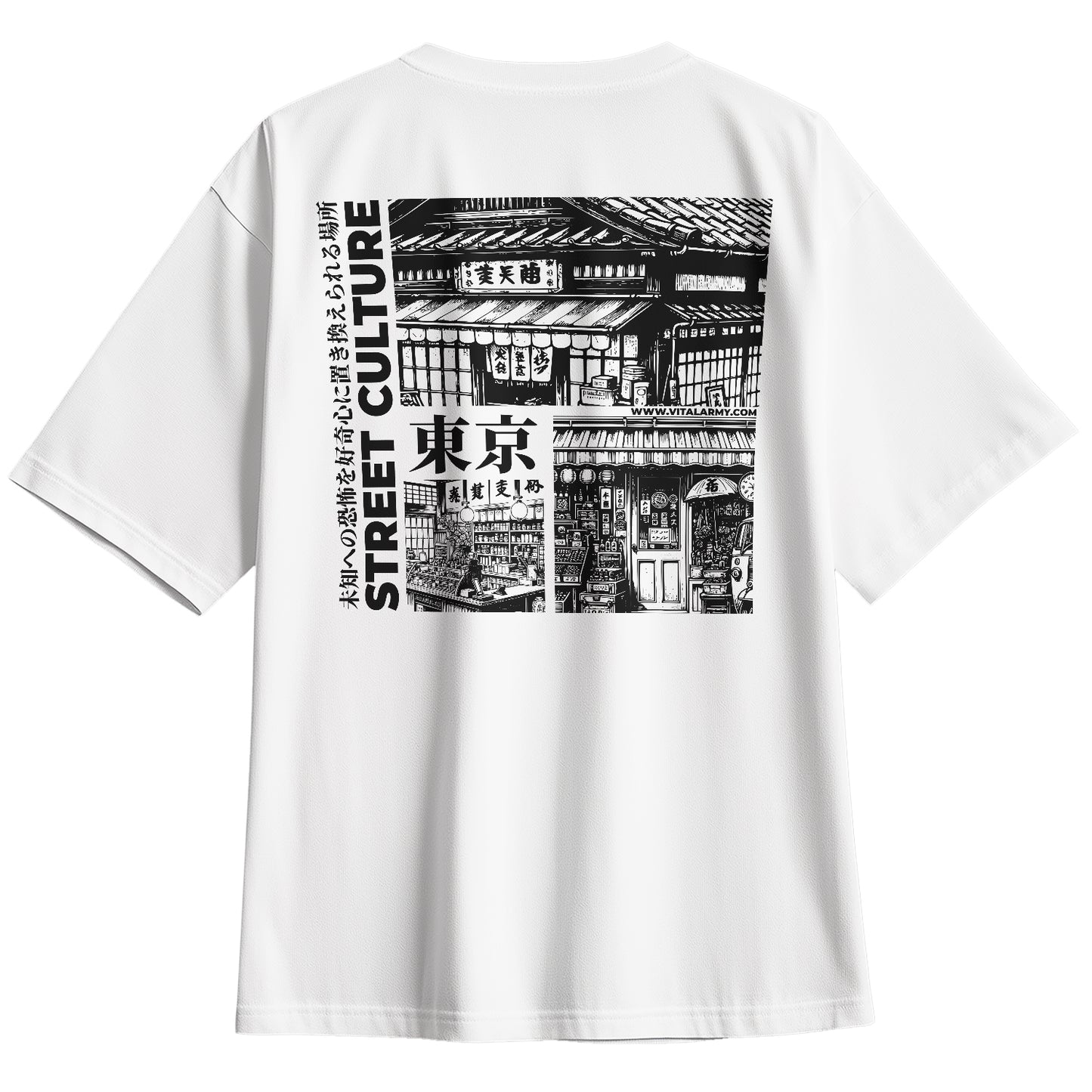 Playera Oversize Tokio Japón Street Culture
