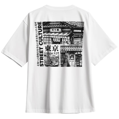 Playera Oversize Tokio Japón Street Culture