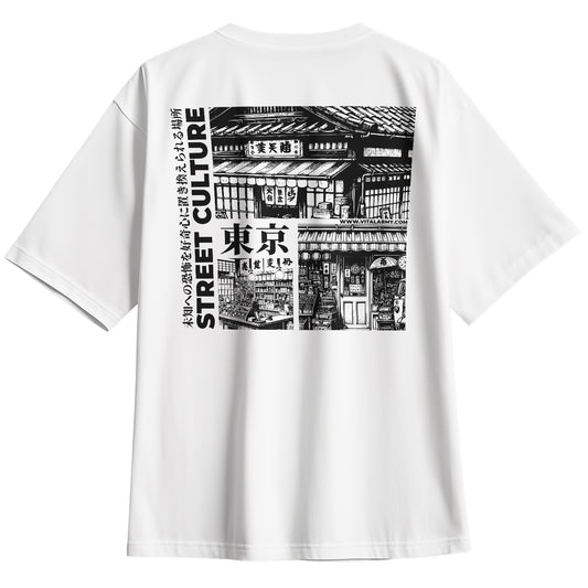 Playera Oversize Tokio Japón Street Culture