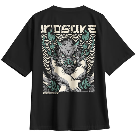 Playera oversize Demon Slayer Inosuke Full