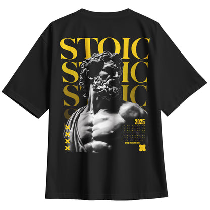 Playera Oversize Stoic 2025 Poder y Disciplina