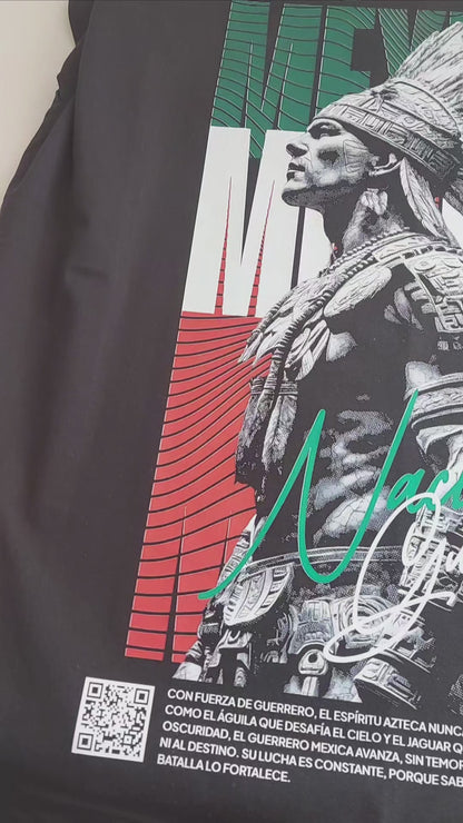 Playera Oversize Nacidos Guerreros México Limitada